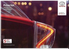 Toyota Car & Commercial Prices